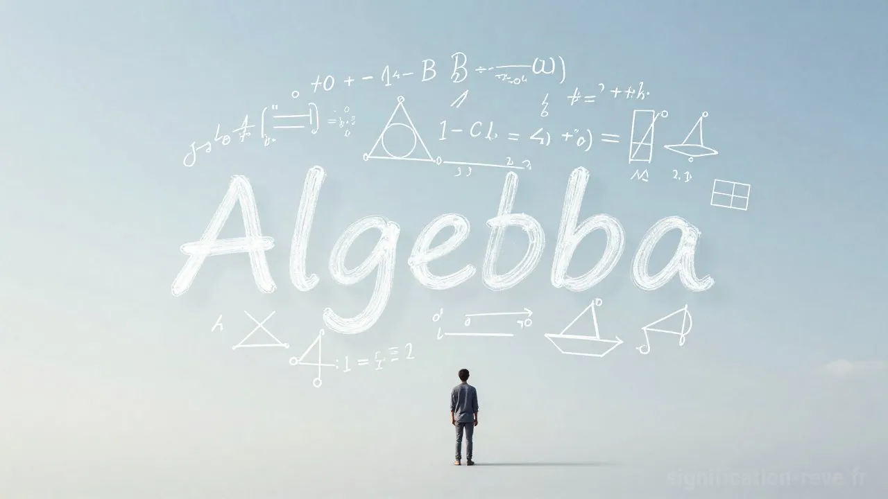 Rêver d'Algèbre - Tableau de significations