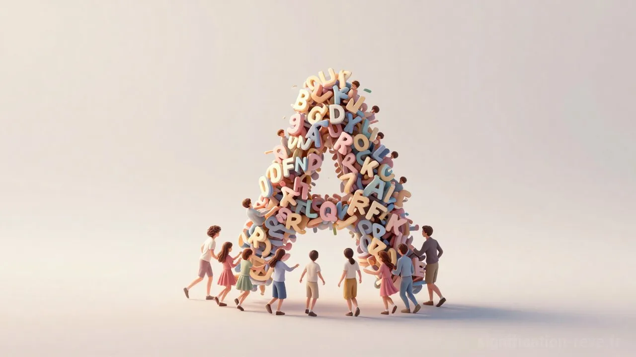 Rêver d'Alphabet - Tableau de significations