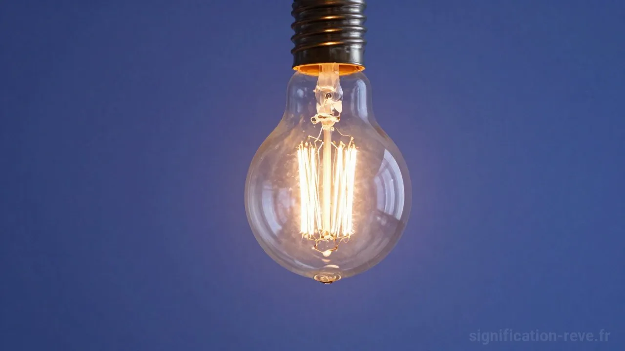 Rêver d'Ampoules - Tableau de significations