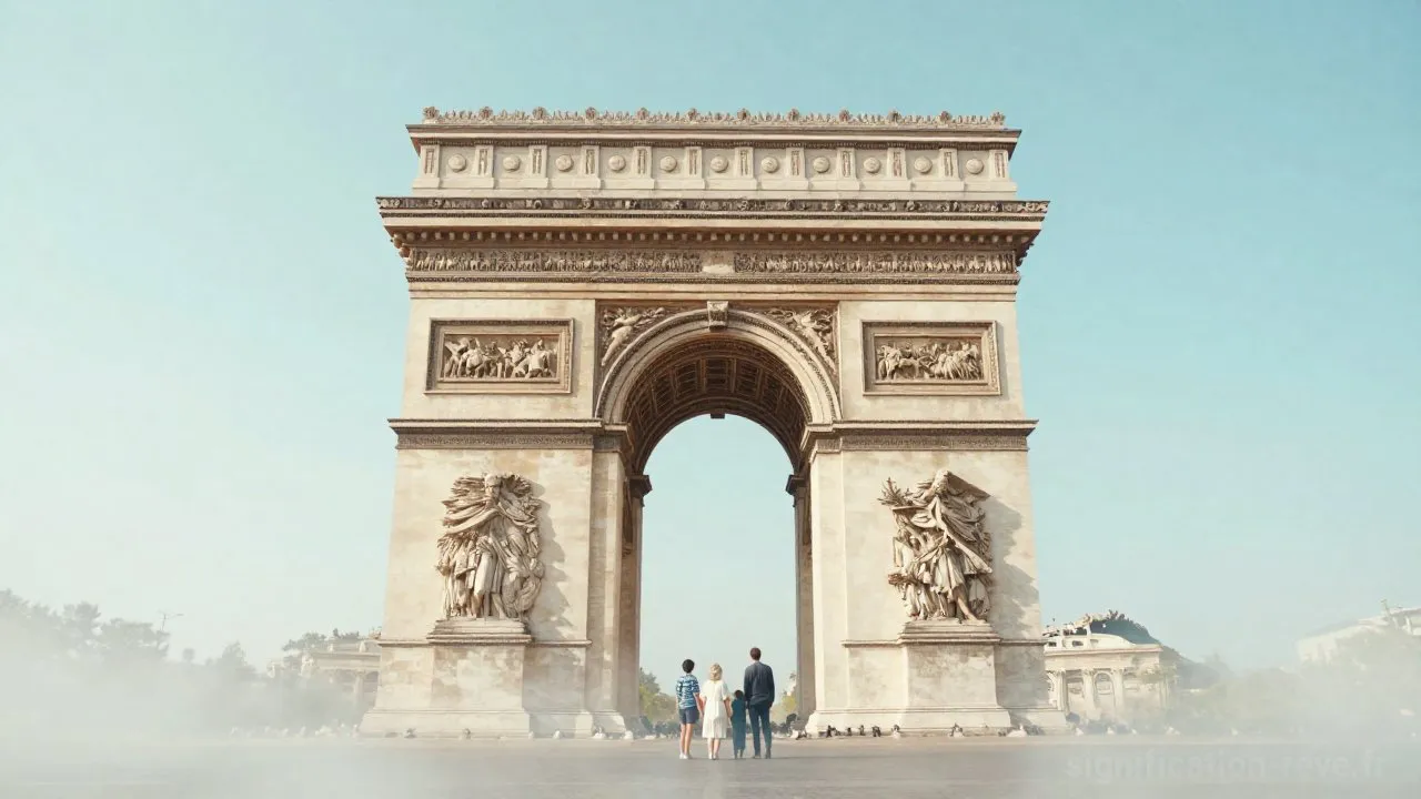Rêver d'Arc De Triomphe - Tableau de significations