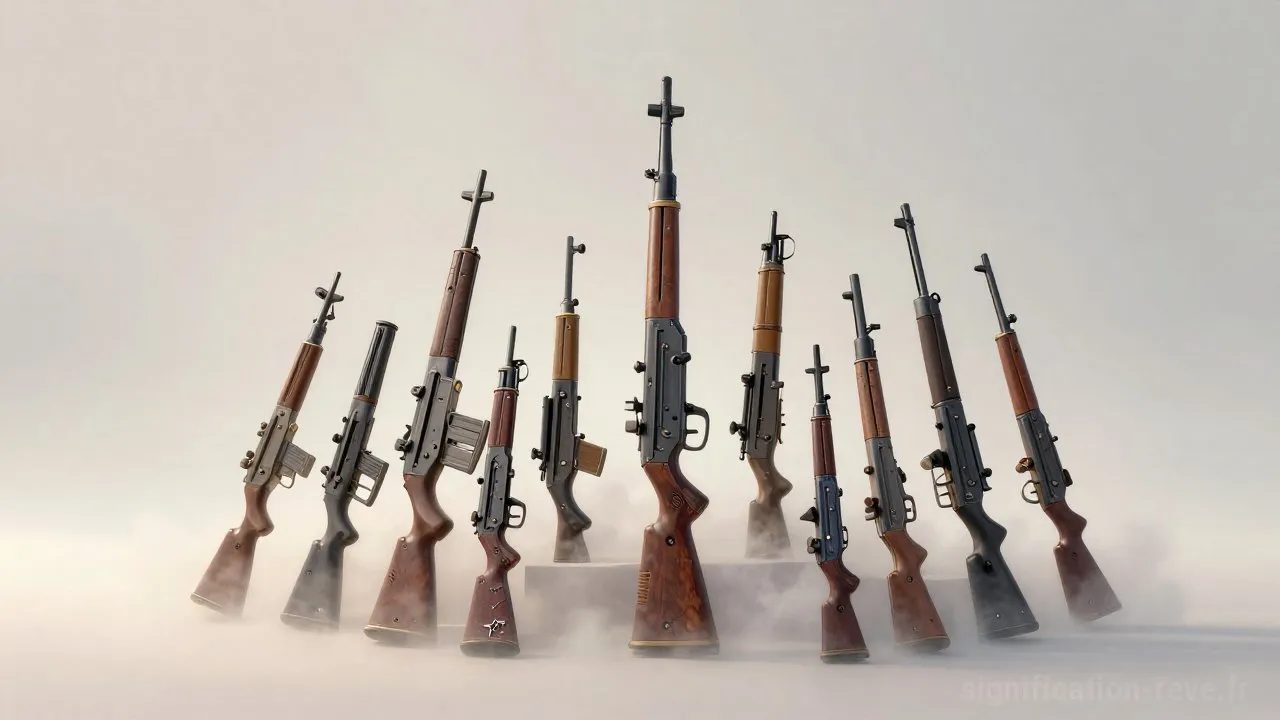 Rêver d'Armes - Tableau de significations