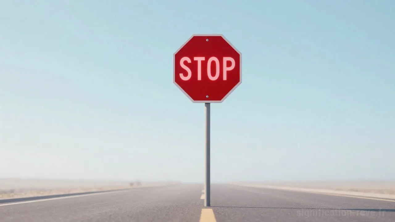 Rêver d'Arrêter - Tableau de significations