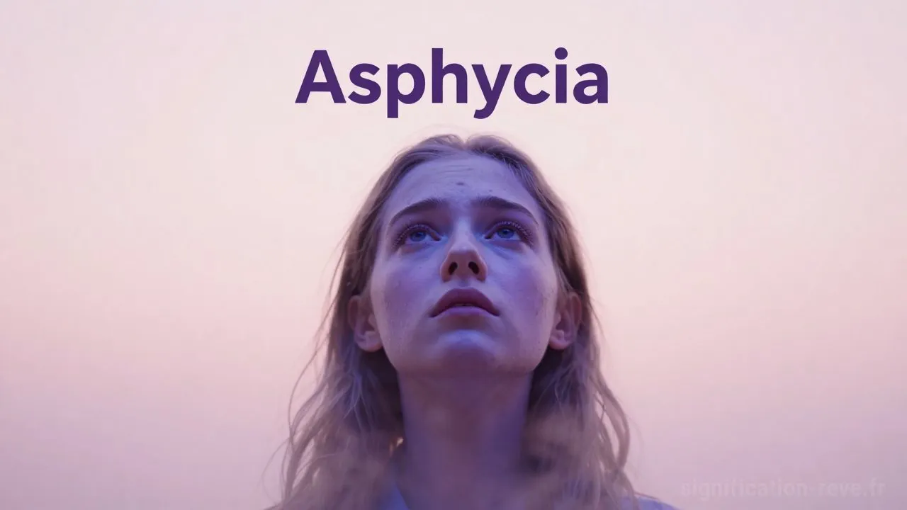 Rêver d'Asphyxie - Tableau de significations
