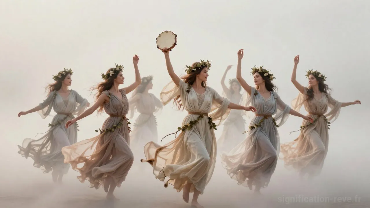 Rêver de Bacchantes - Tableau de significations