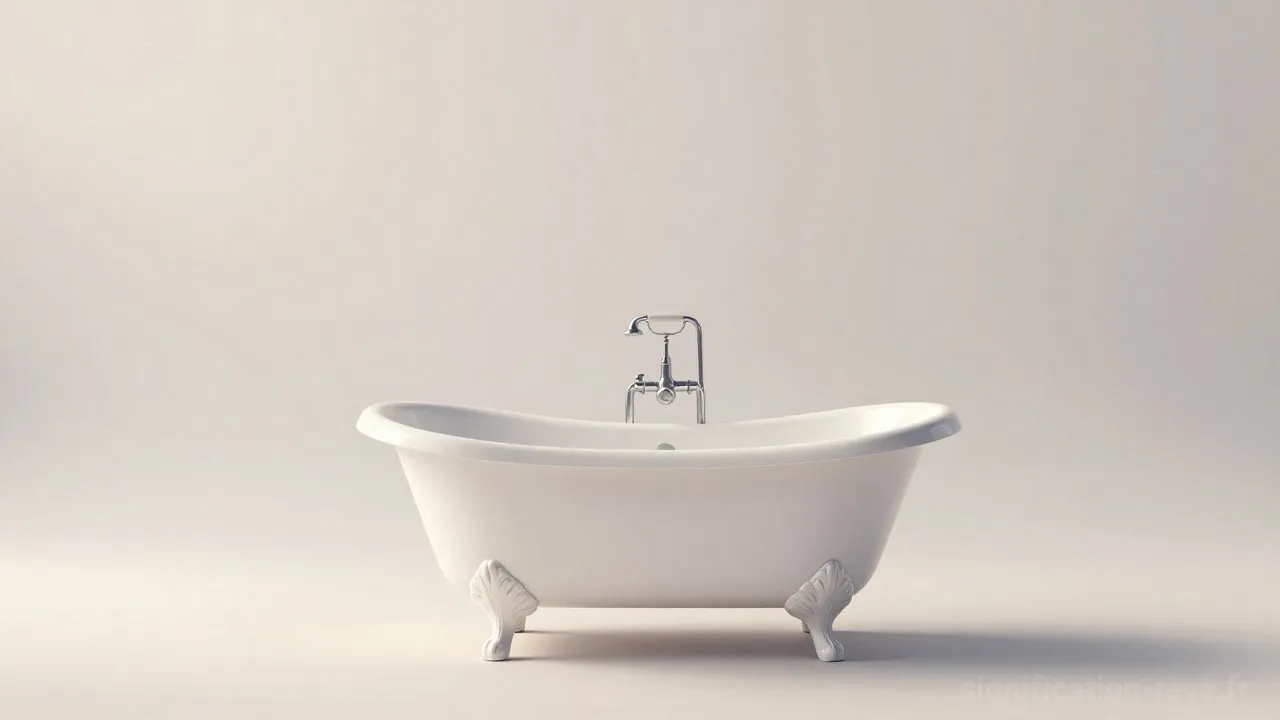 Rêver de Bain - Tableau de significations