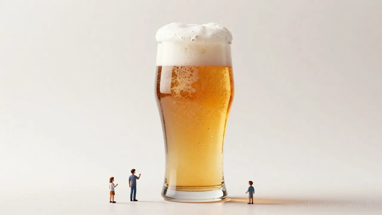 Rêver de Bière - Tableau de significations