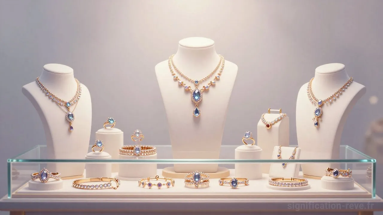 Rêver de Bijouterie - Tableau de significations
