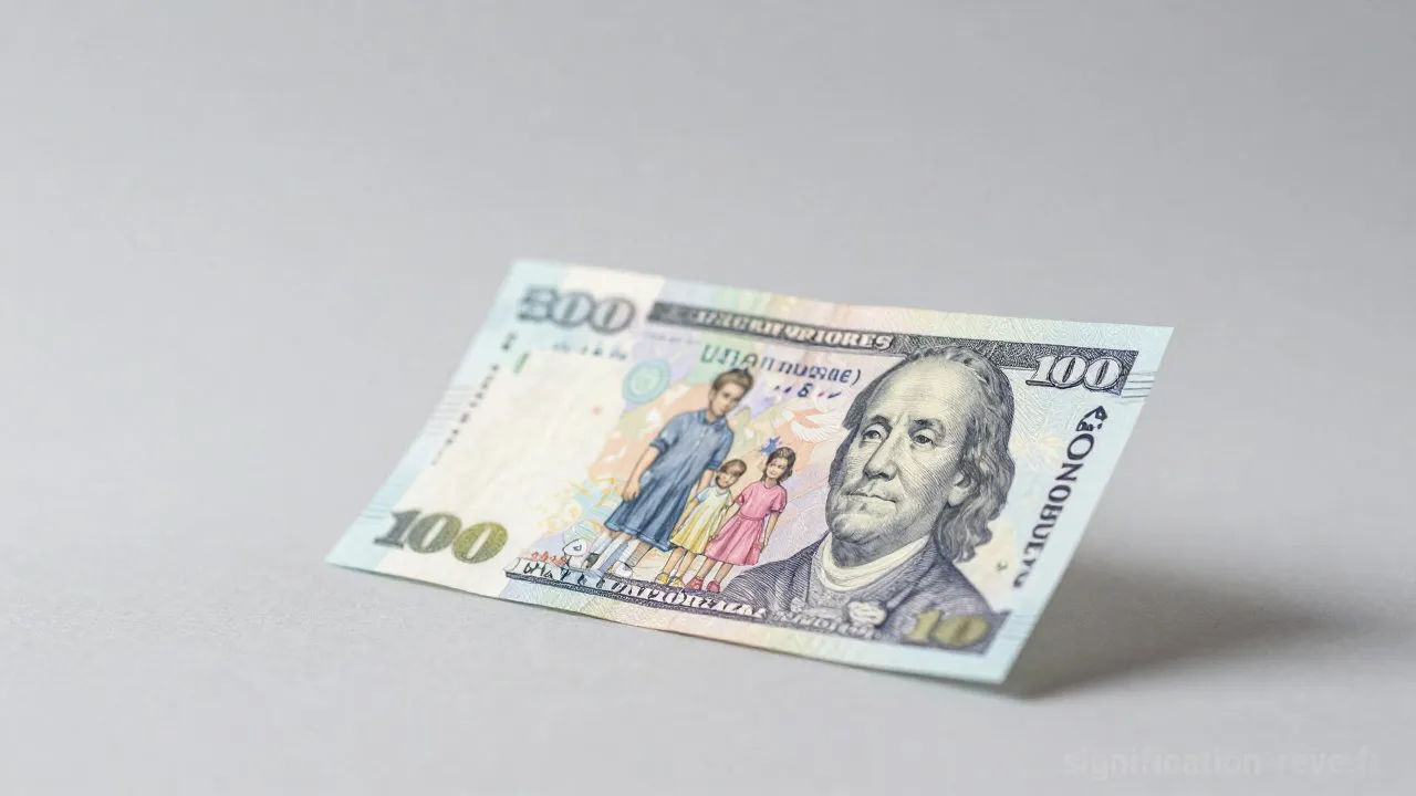 Rêver de Billet - Tableau de significations