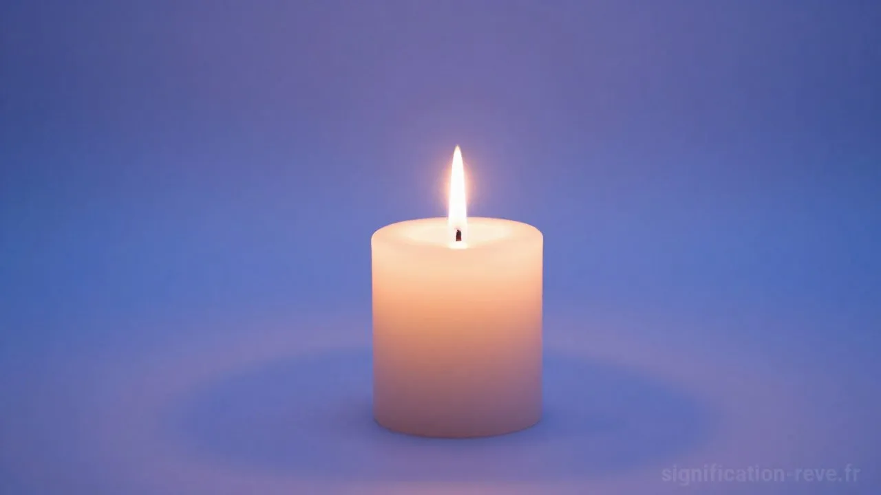 Rêver de Bougie - Tableau de significations