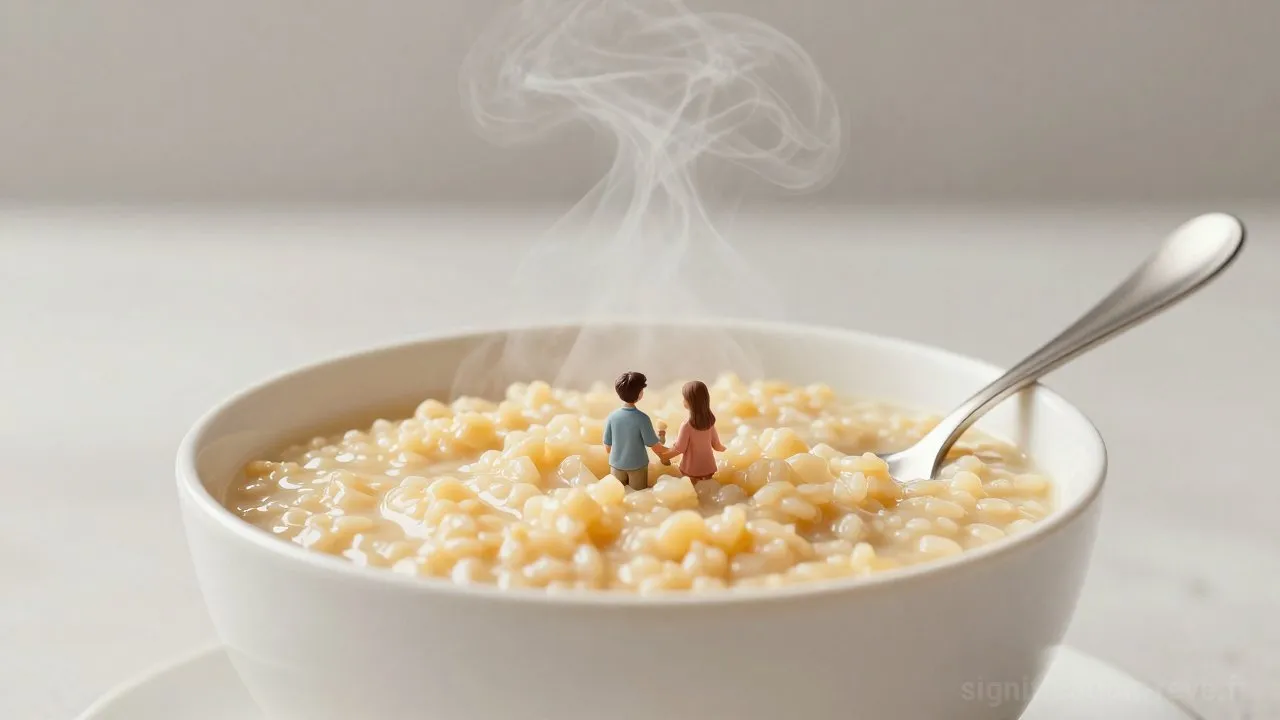 Rêver de Bouillie - Tableau de significations