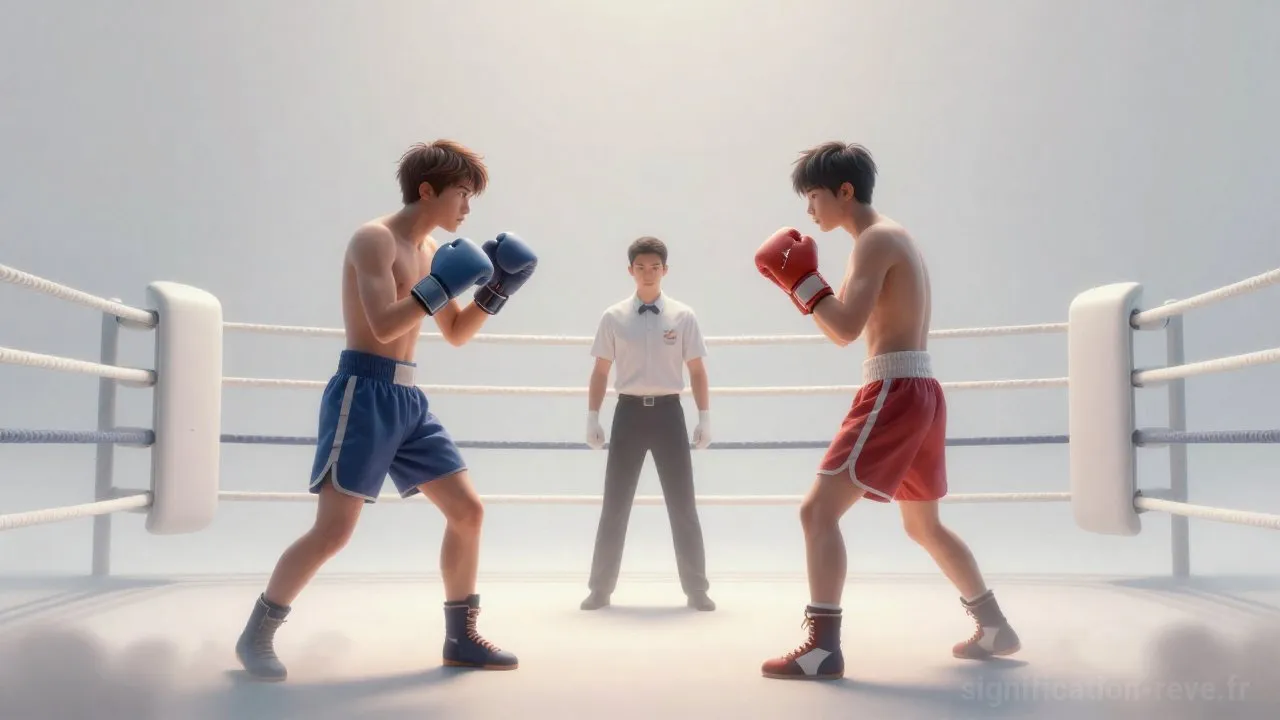 Rêver de Boxe - Tableau de significations