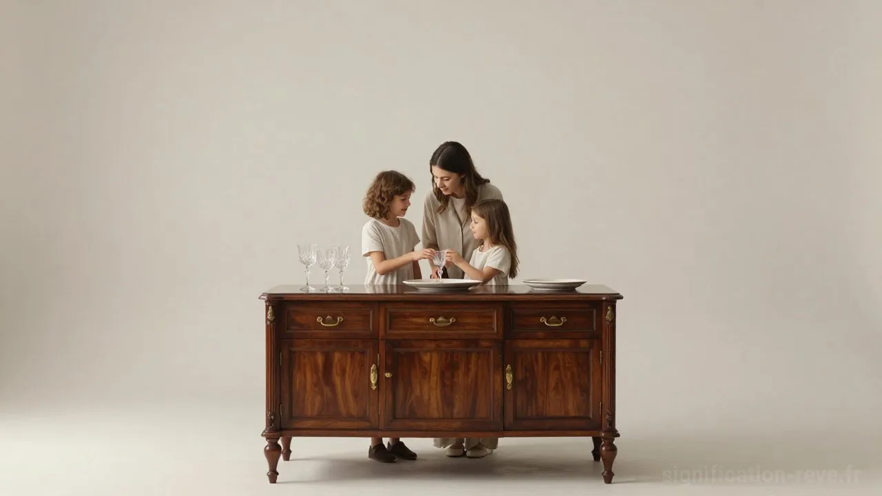 Rêver de Buffet - Tableau de significations