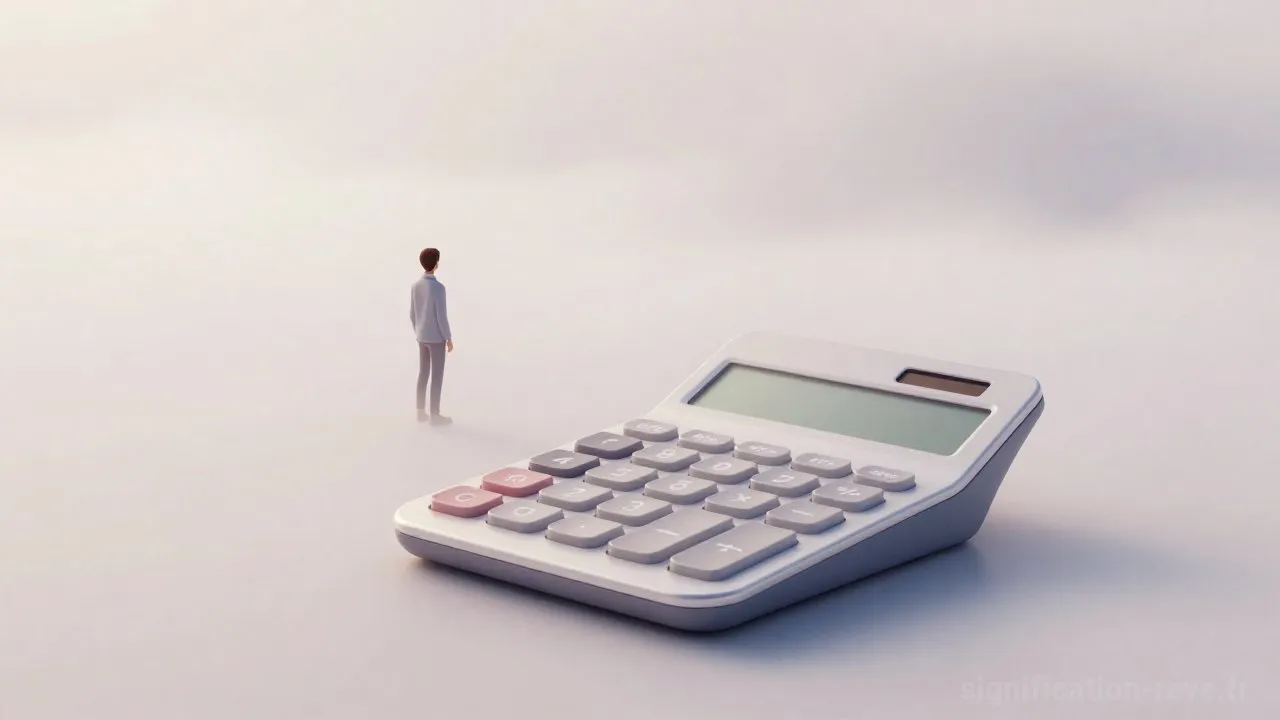 Rêver de Calculatrice - Tableau de significations