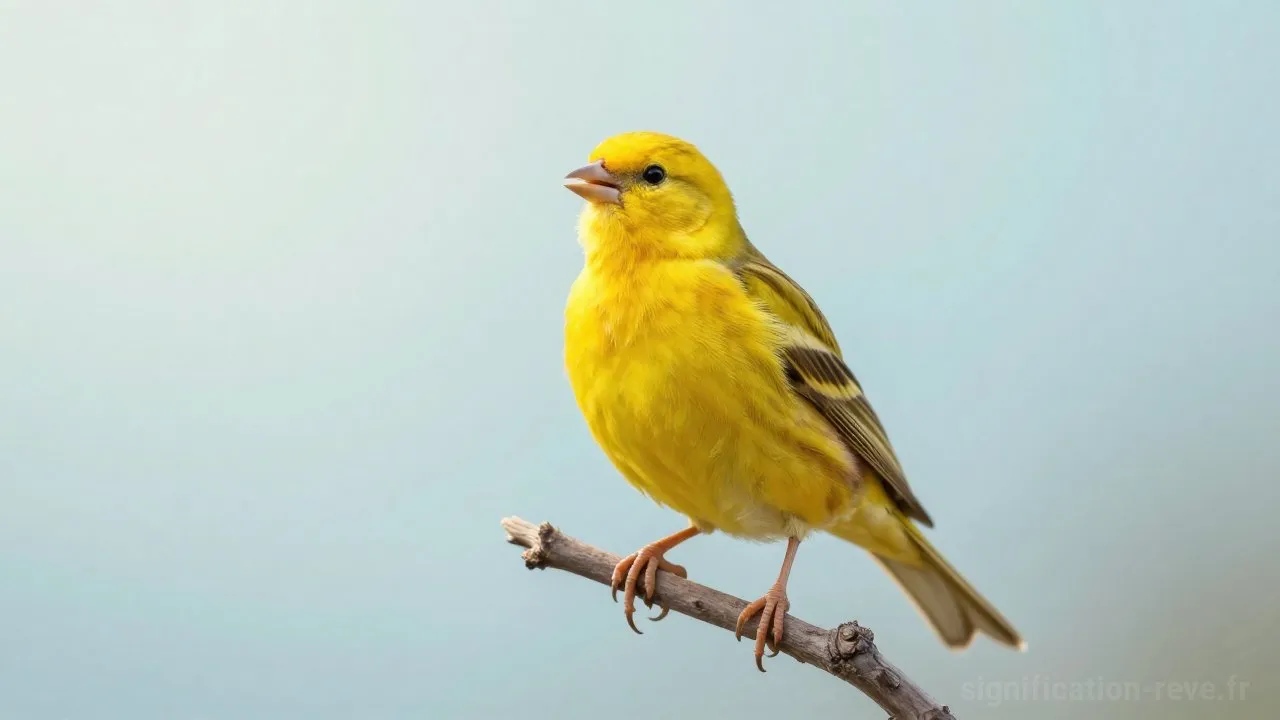 Rêver de Canari - Tableau de significations
