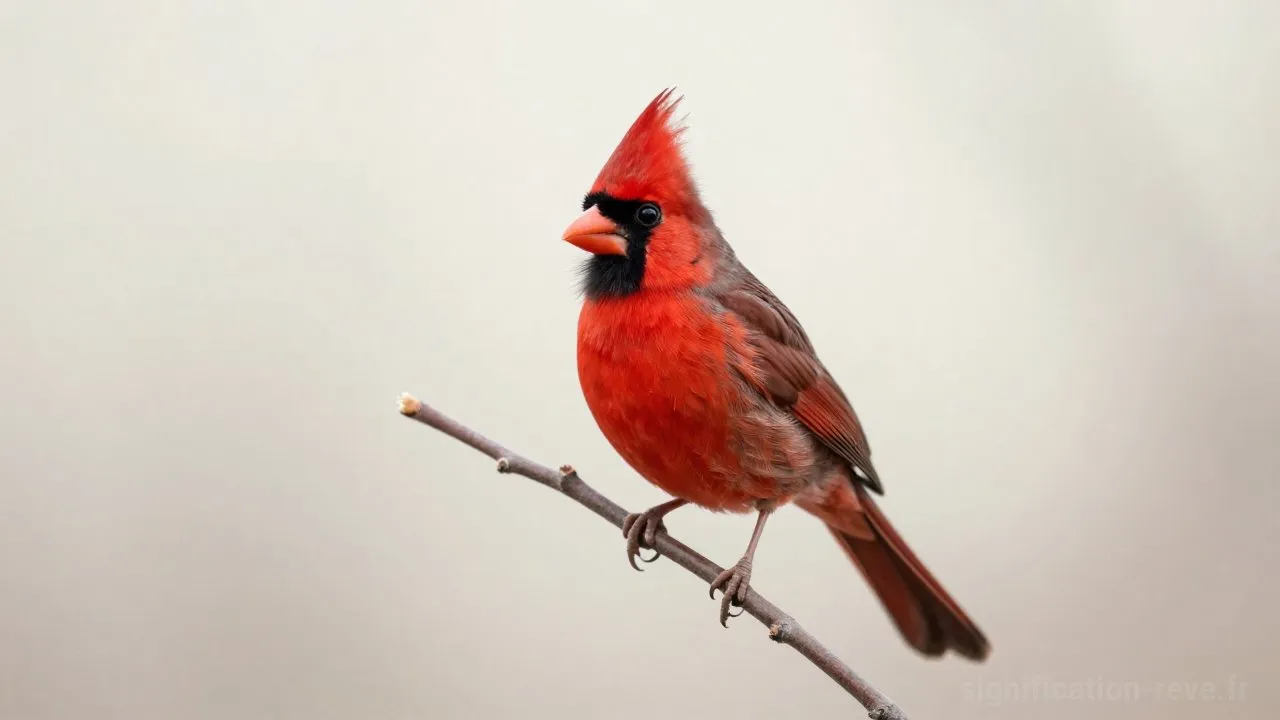 Rêver de Cardinal - Tableau de significations