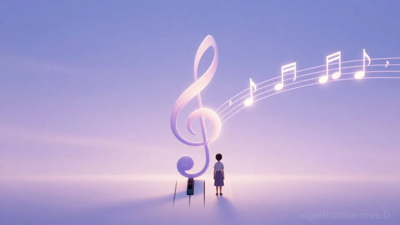Rêver de Chanson - Tableau de significations