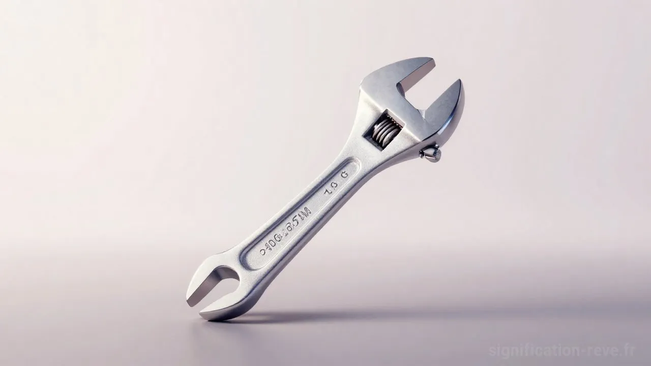 Rêver de Clé À Molette - Tableau de significations