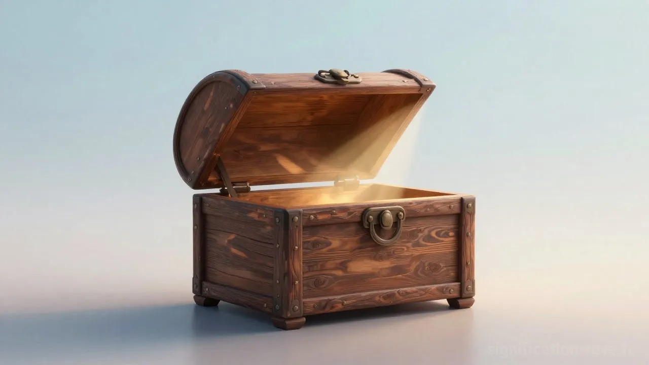 Rêver de Coffre - Tableau de significations