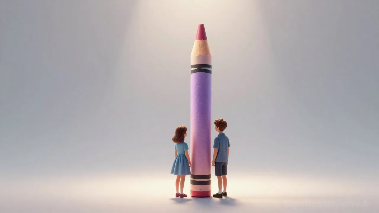 Rêver de Crayon - Tableau de significations