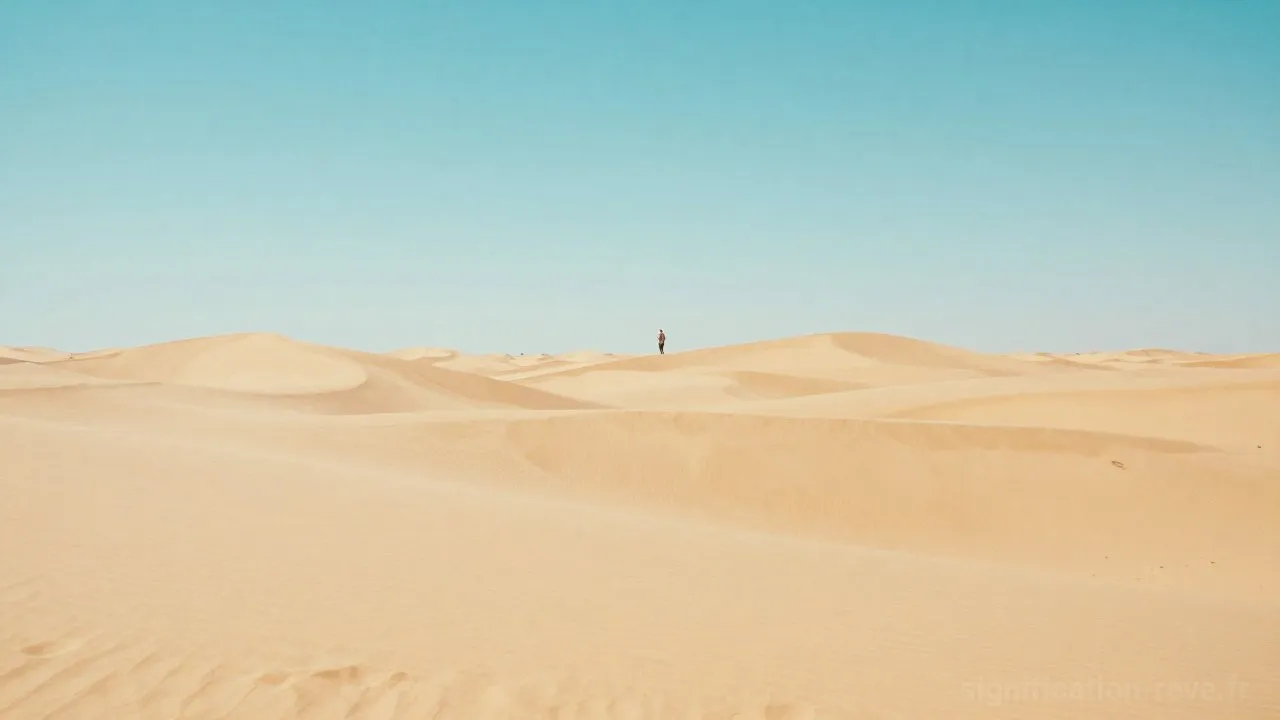 Rêver de Désert - Tableau de significations