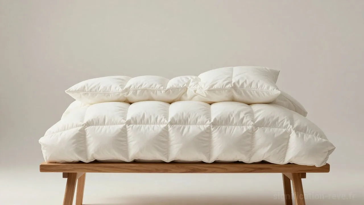Rêver de Duvet - Tableau de significations