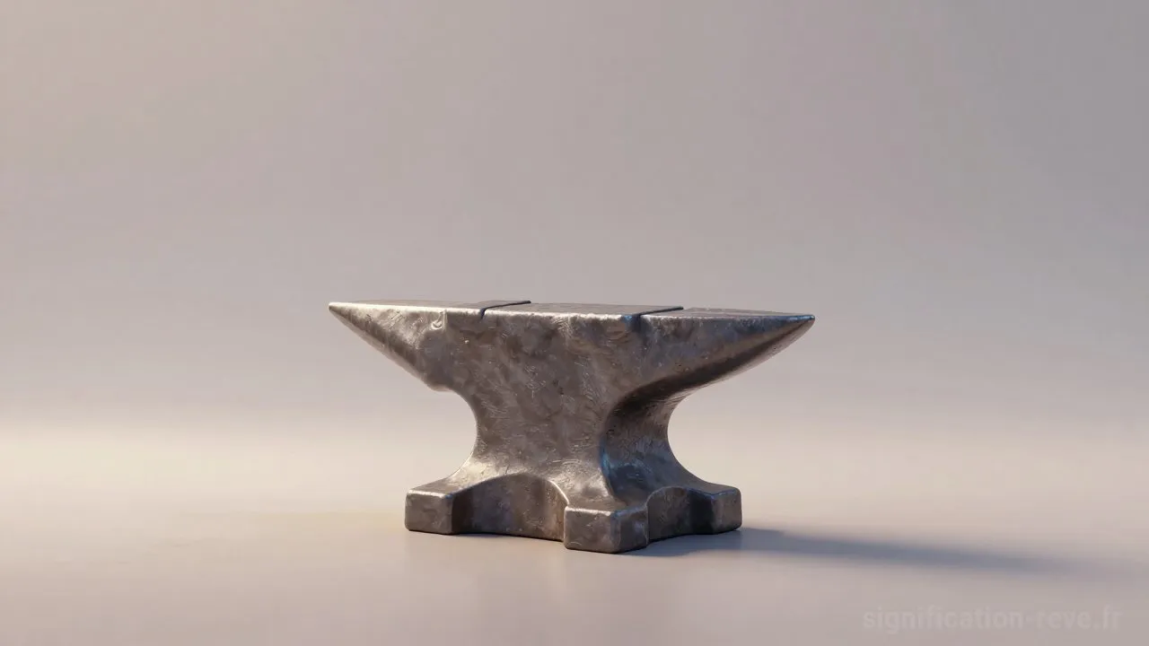 Rêver d'Enclume - Tableau de significations