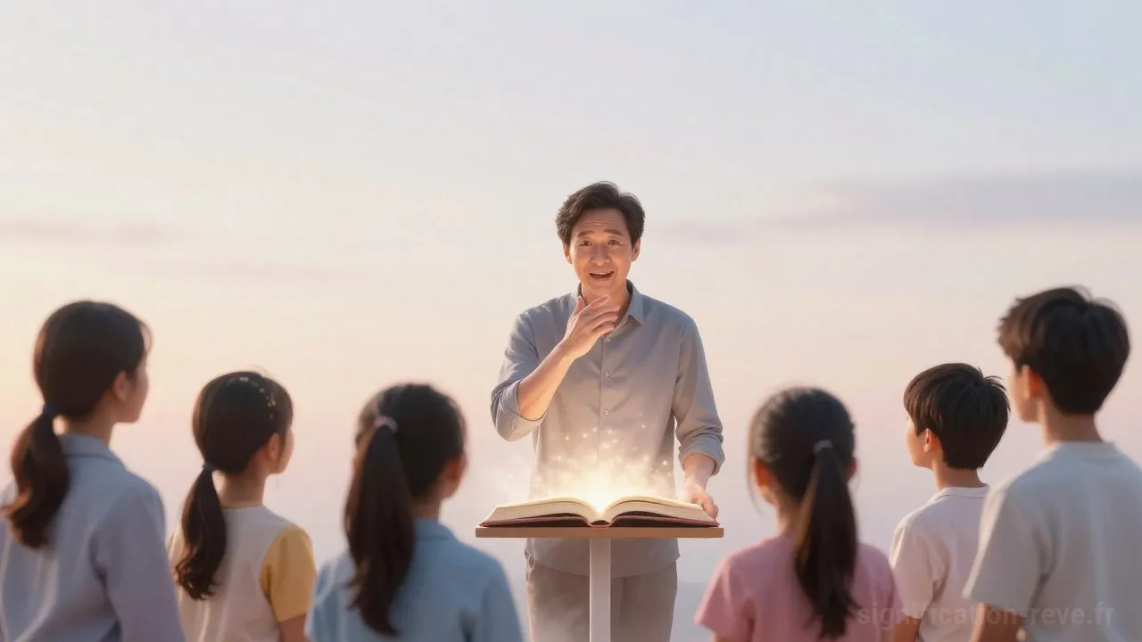 Rêver d'Enseignement - Tableau de significations