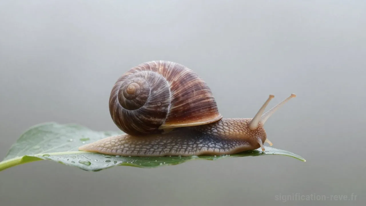 Rêver d'Escargot - Tableau de significations