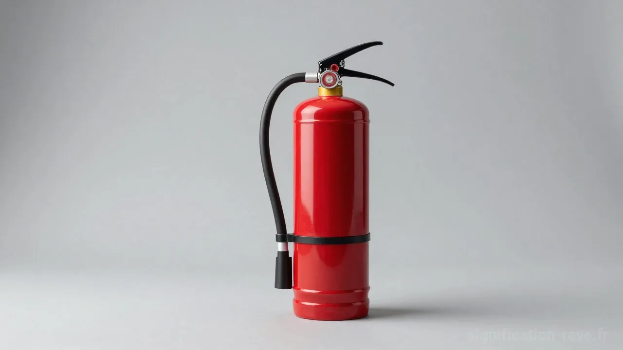 Rêver d'Extincteur - Tableau de significations