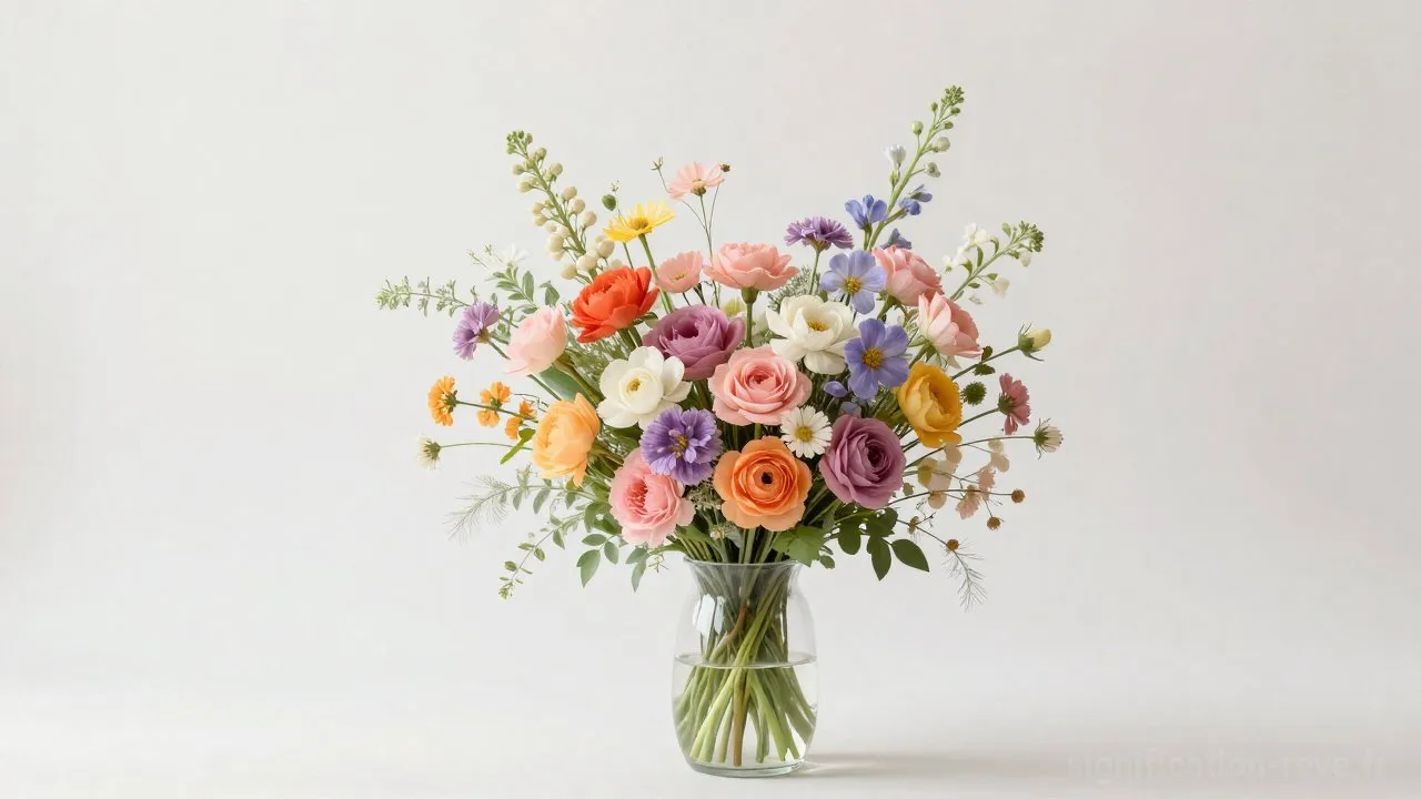 Rêver de Fleurs - Tableau de significations