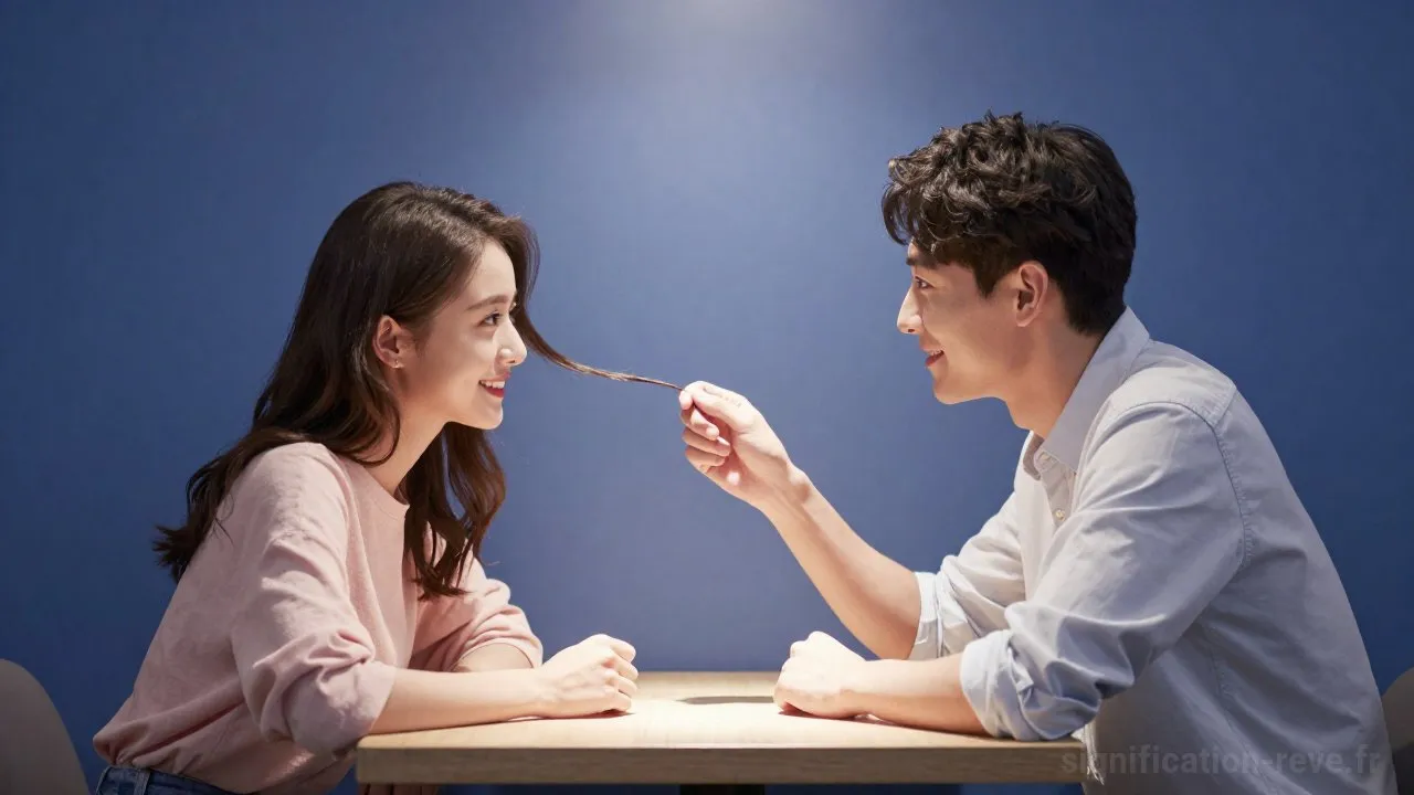 Rêver de Flirt - Tableau de significations