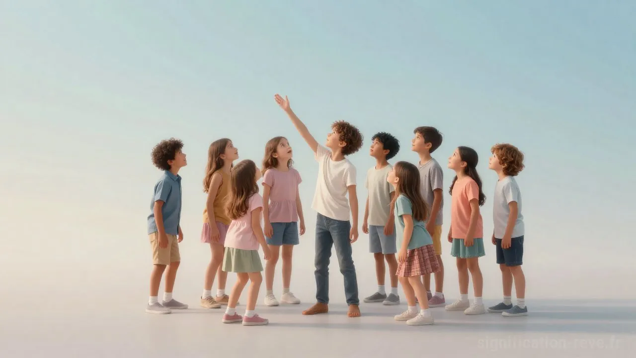 Rêver de Gamins - Tableau de significations