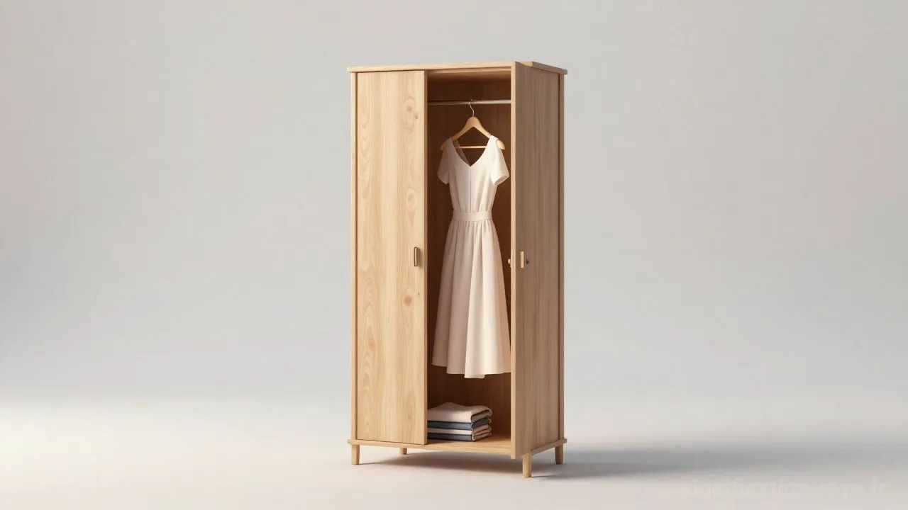 Rêver de Garde-Robe - Tableau de significations