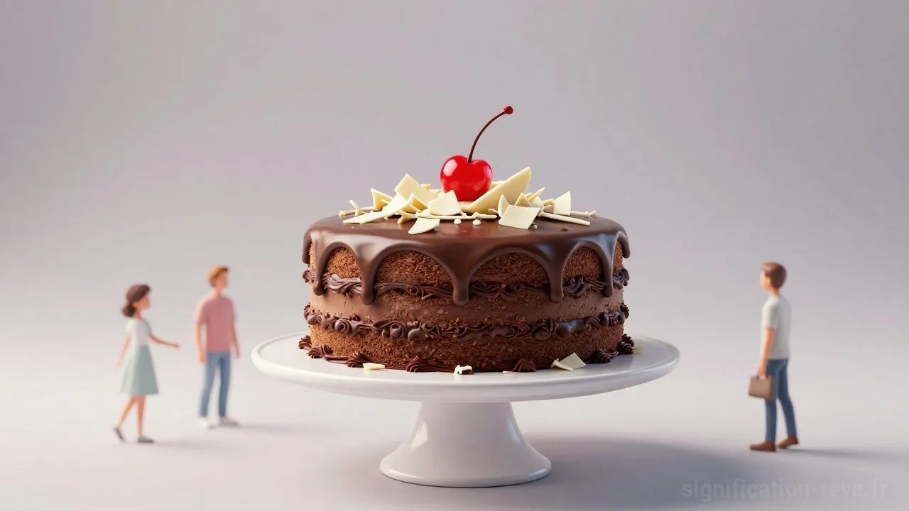 Rêver de Gâteau - Tableau de significations