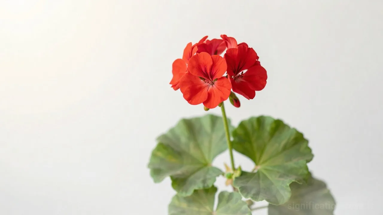 Rêver de Géranium - Tableau de significations