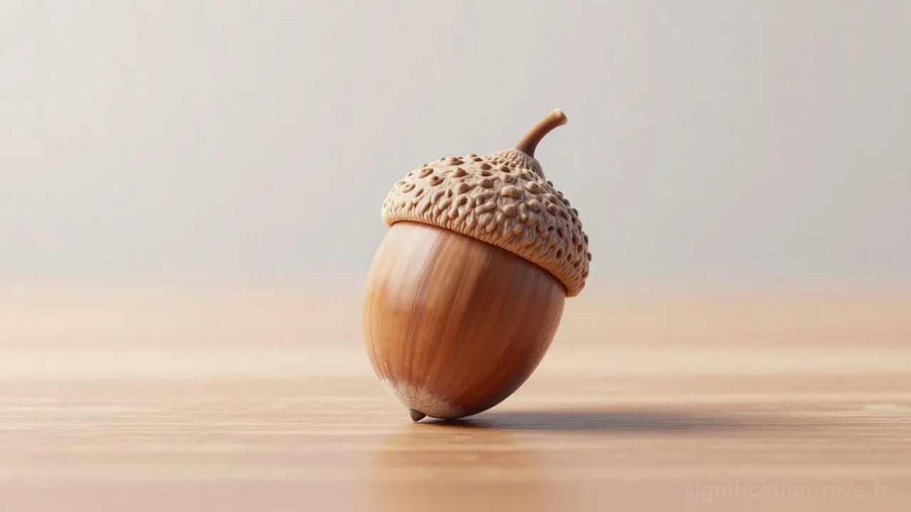 Rêver de Gland - Tableau de significations