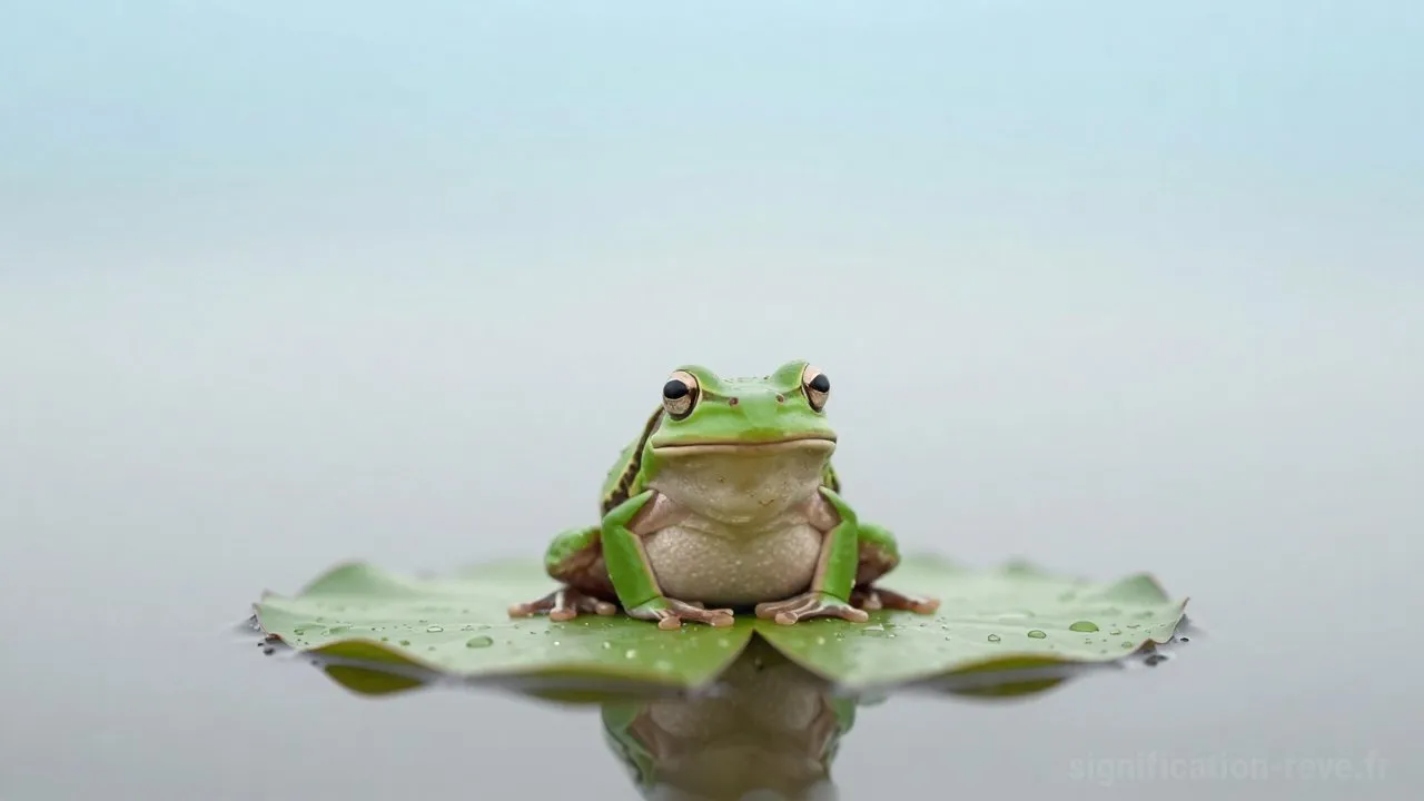 Rêver de Grenouille - Tableau de significations