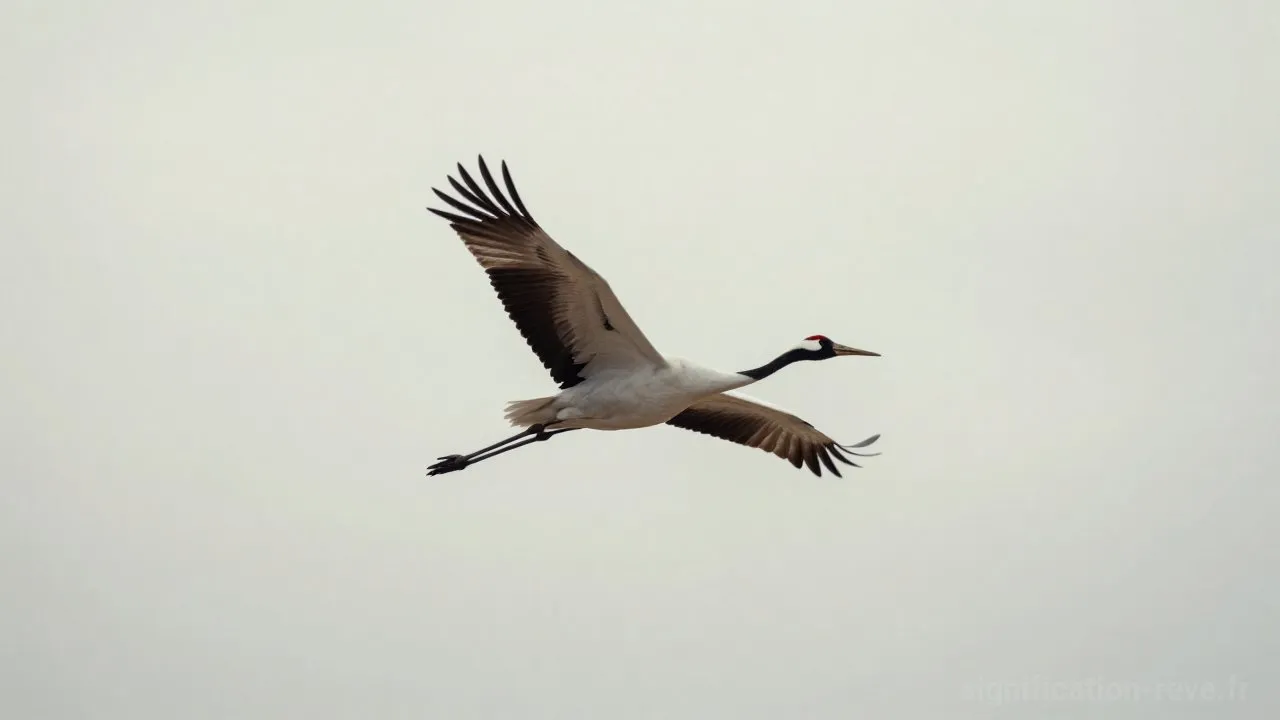 Rêver de Grue - Tableau de significations