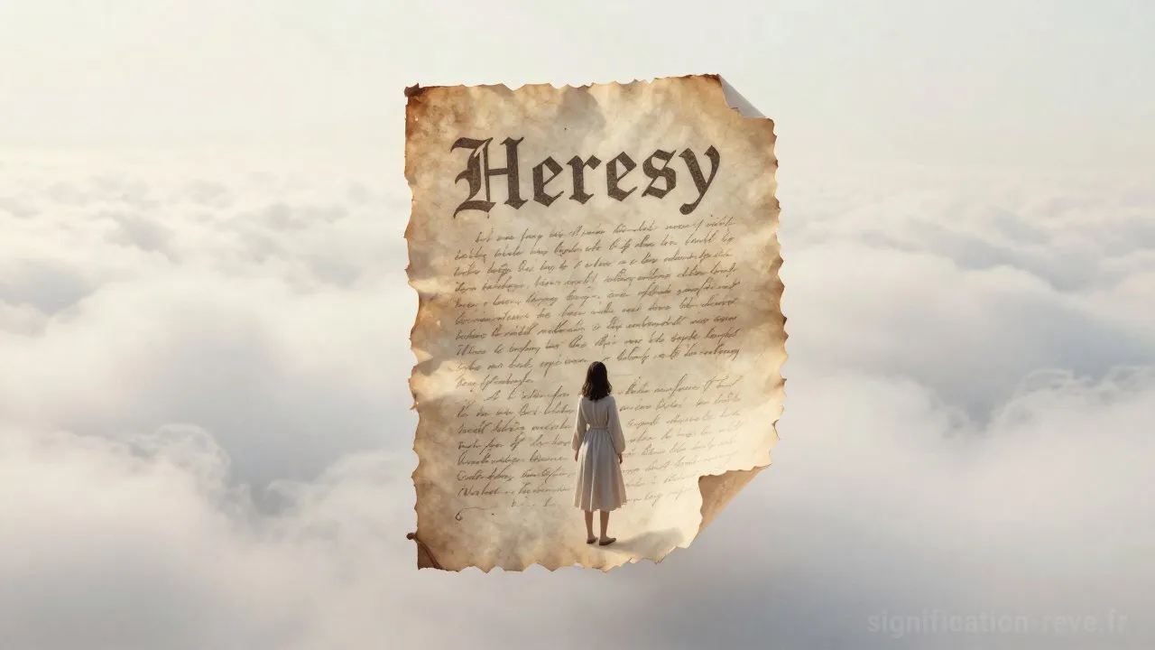 Rêver d'Hérésie - Tableau de significations