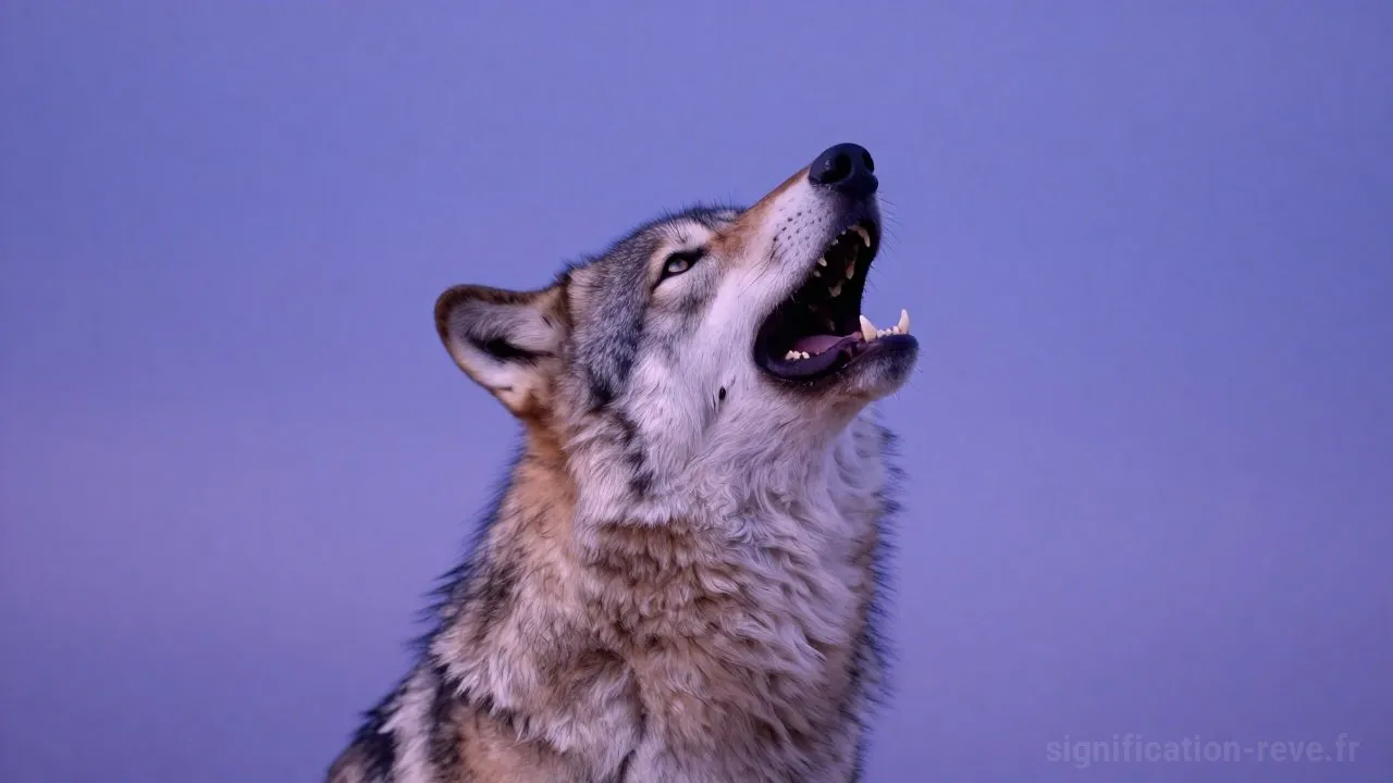 Rêver d'Hurlement - Tableau de significations