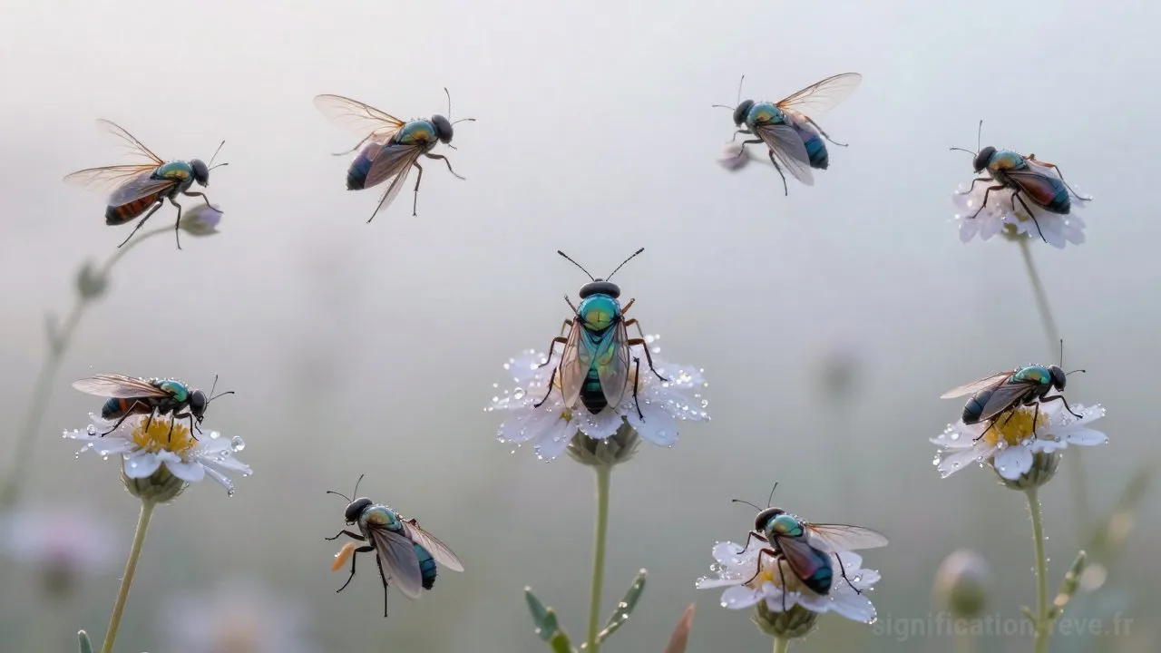 Rêver d'Insectes - Tableau de significations