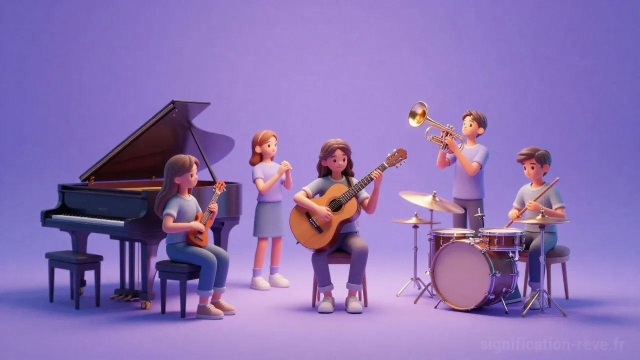 Rêver d'Instruments De Musique - Tableau de significations