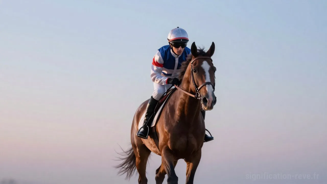 Rêver de Jockey - Tableau de significations