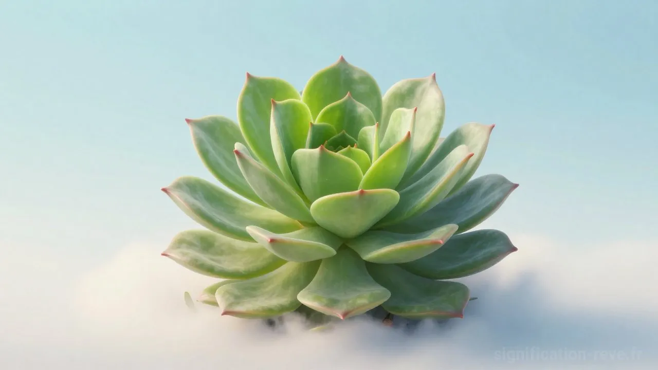 Rêver de Joubarbe - Tableau de significations