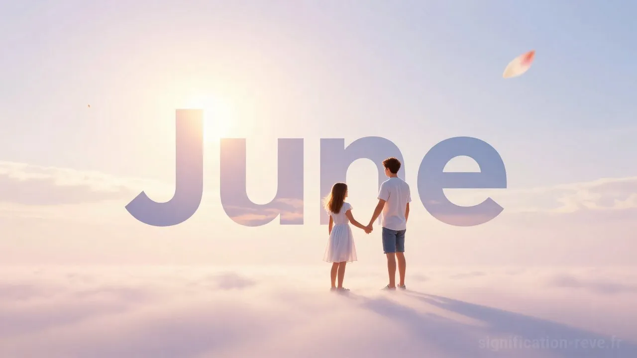 Rêver de Juin - Tableau de significations