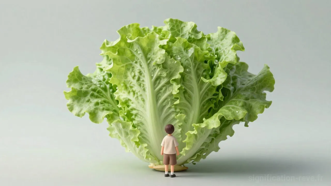 Rêver de Laitue - Tableau de significations