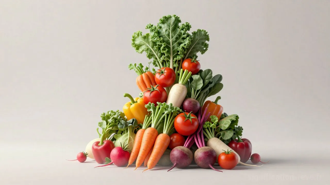 Rêver de Légumes - Tableau de significations