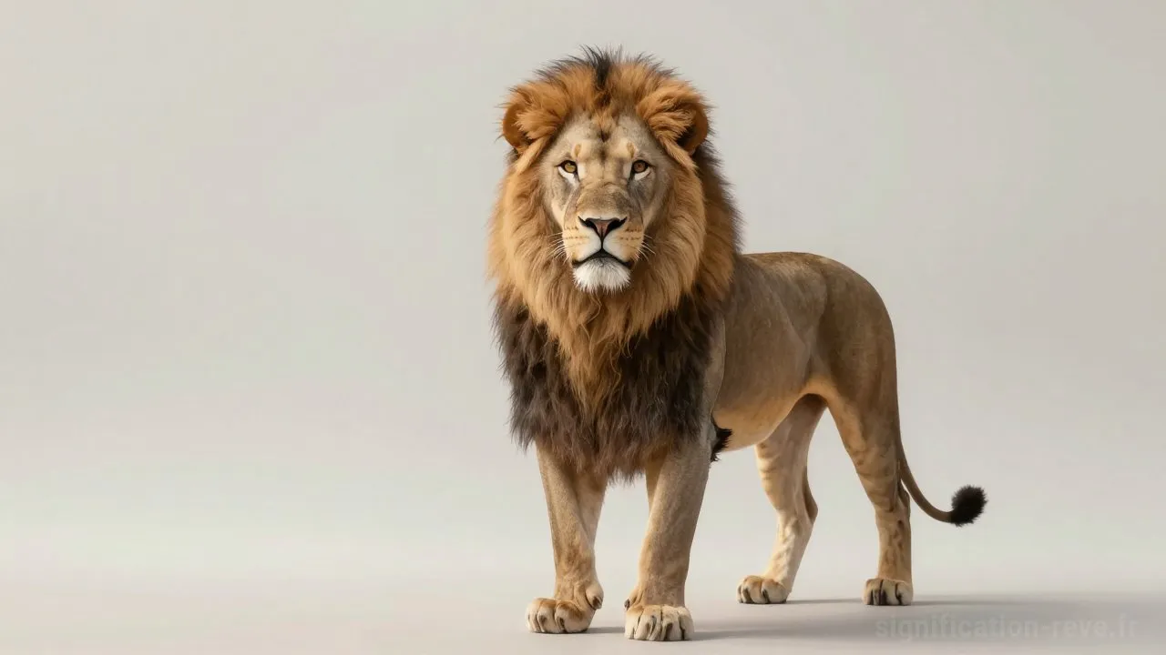 Rêver de Lion - Tableau de significations