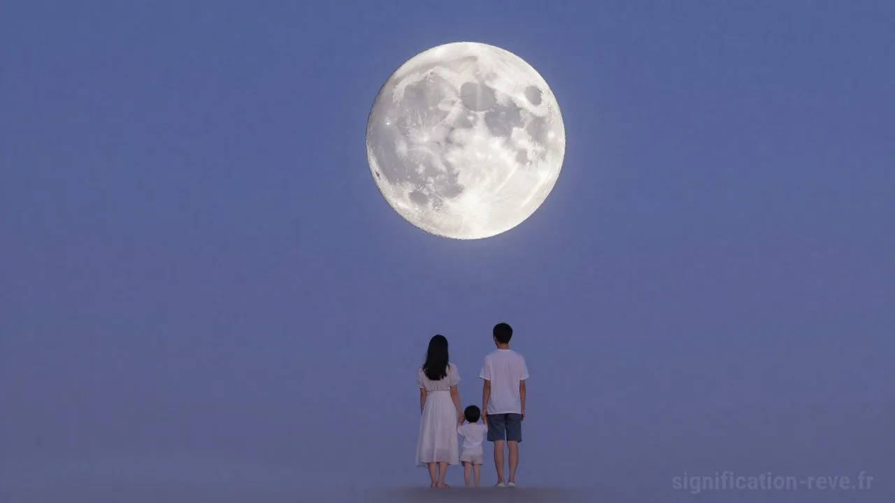 Rêver de Lune - Tableau de significations