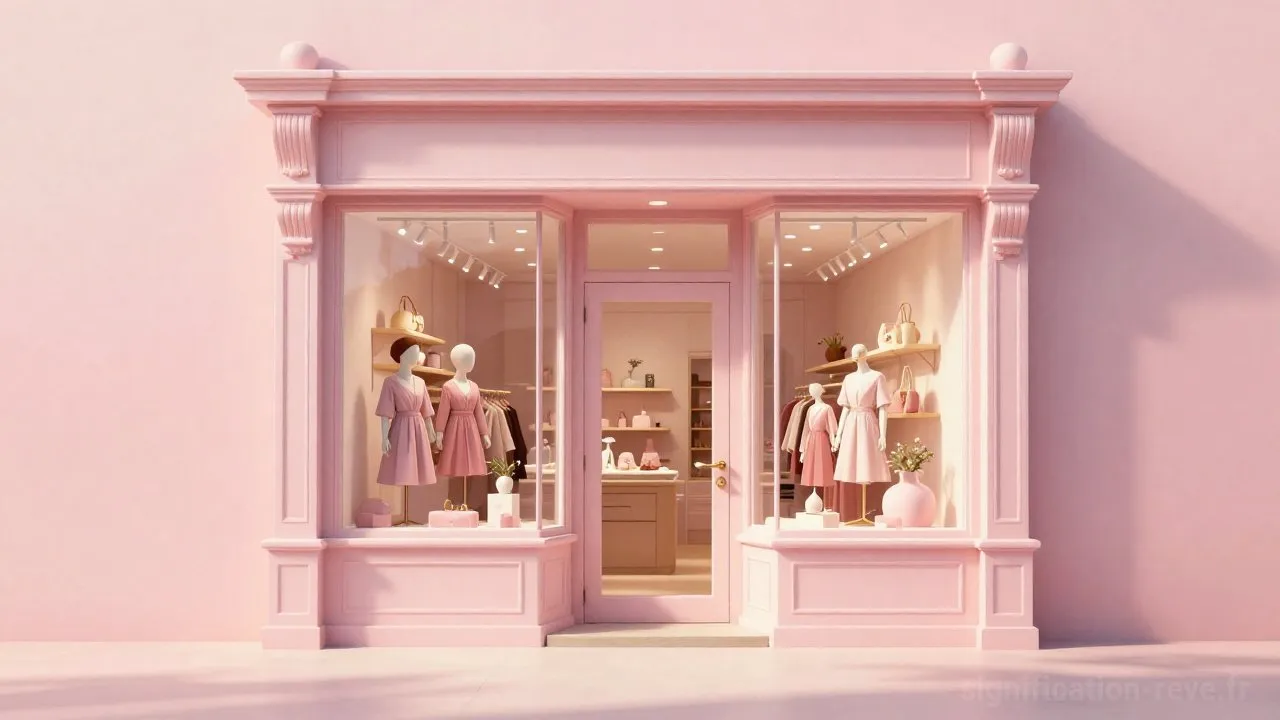 Rêver de Magasin - Tableau de significations